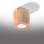 SOLLUX Plafond ORBIS Natural Holz